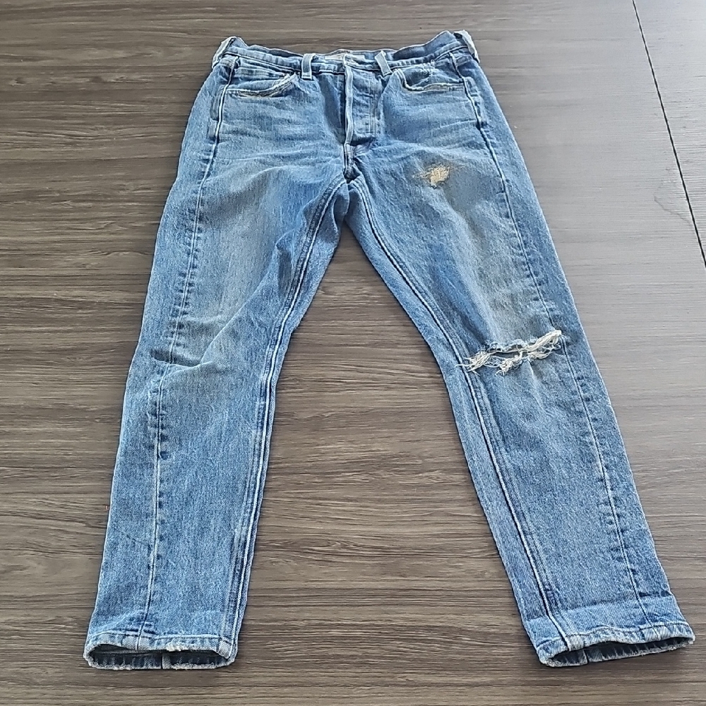Levi's Altered 501 Skinny Jeans - Classic Blue